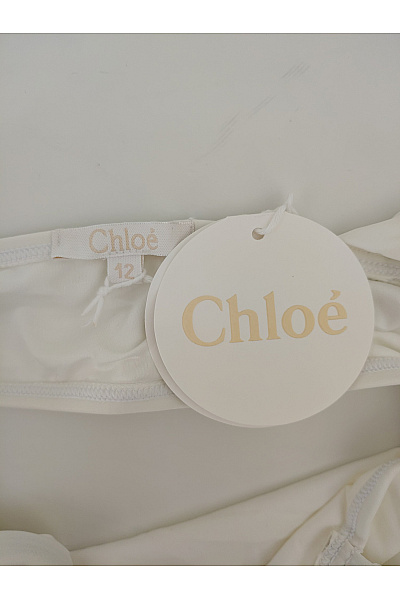 Chloé Dívčí jednodílné plavky bílé | Chloé | obrázek 6