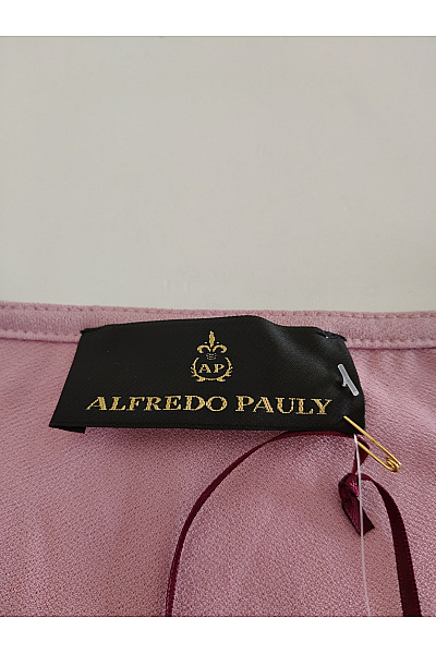 Alfredo Pauly Růžová krajková halenka s dlouhými balonovými rukávy Vel. DE 46 | Alfredo Pauly | obrázek 5