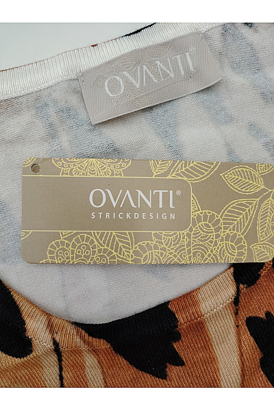 OVANTI Dámská halenka s dlouhým rukávem zvířecí vzor Velikost DE 44 | OVANTI | obrázek 4