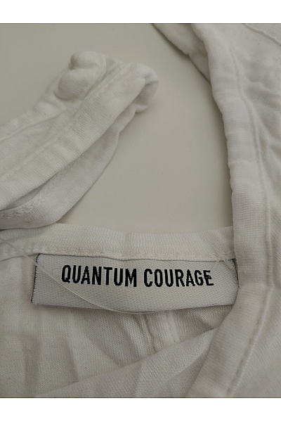 QUANTUM COURAGE Bílé dámské basic tílko bez rukávů Velikost XS | QUANTUM COURAGE | obrázek 2