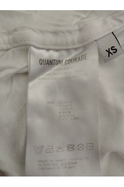 QUANTUM COURAGE Bílé dámské basic tílko bez rukávů Velikost XS | QUANTUM COURAGE | obrázek 4