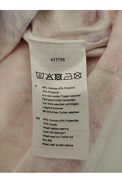 OVANTI Béžová halenka s dlouhým rukávem a květinovým potiskem Vel. IT 48 | OVANTI | obrázek 2