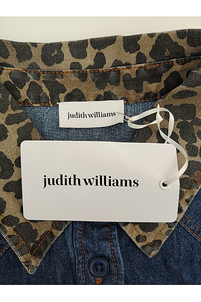 Judith Williams Dámská riflová košile s dlouhým rukávem leopardí vzor bavlněná Vel. EU 42 | Judith Williams | obrázek 6
