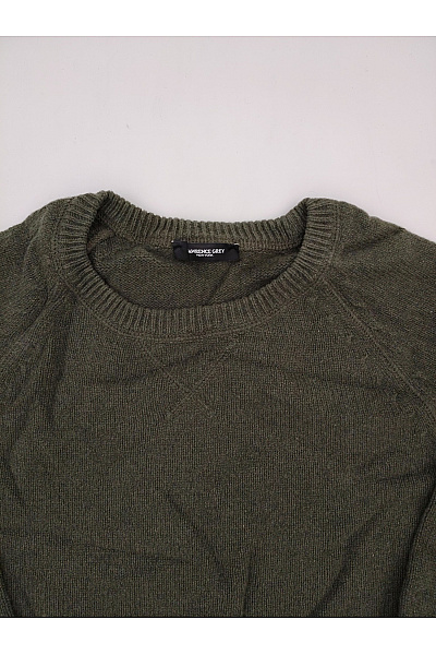 LAWRENCE GREY Pánský khaki kašmírový pulovr oversized Velikost XXL | LAWRENCE GREY | obrázek 2