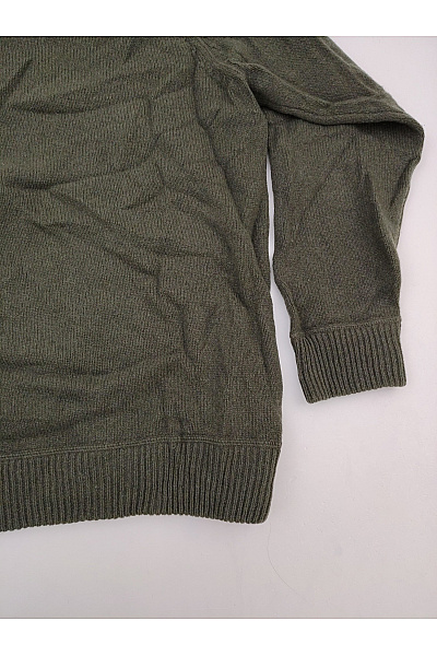 LAWRENCE GREY Pánský khaki kašmírový pulovr oversized Velikost XXL | LAWRENCE GREY | obrázek 8