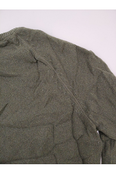 LAWRENCE GREY Pánský khaki kašmírový pulovr oversized Velikost XXL | LAWRENCE GREY | obrázek 9