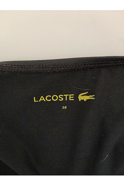 LACOSTE Černé jednodílné sportovní plavky za krk Vel. EU 38 | LACOSTE | obrázek 8