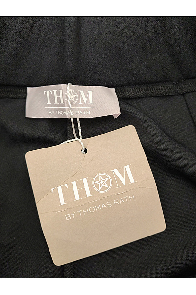 THOM By Thomas Rath Černé široké kalhoty s vysokým pasem Velikost DE 36 | THOM By Thomas Rath | obrázek 3