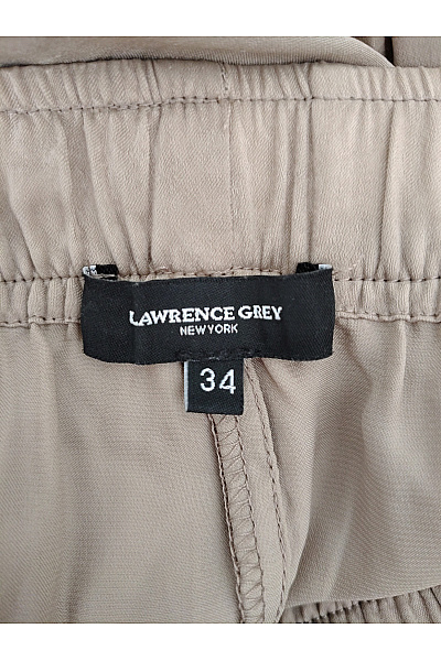 LAWRENCE GREY Béžové cargo kalhoty s širokými nohavicemi a kapsami Velikost EU 34 | LAWRENCE GREY | obrázek 7