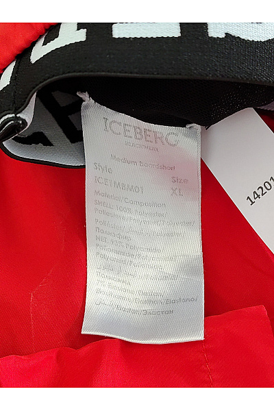 Iceberg Červené plavecké kraťasy s potiskem Velikost XL | Iceberg | obrázek 10
