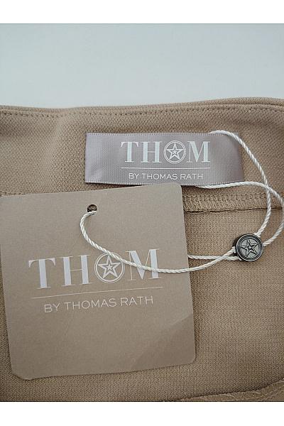 THOM By Thomas Rath Béžové dámské tričko s dlouhým rukávem a netopýřími rukávy Vel. DE 38 | THOM By Thomas Rath | obrázek 5