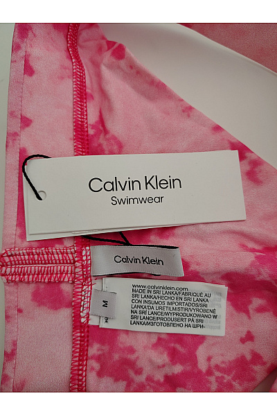 Calvin Klein Růžové batikované tangové spodní díl plavek Velikost M | Calvin Klein | obrázek 4