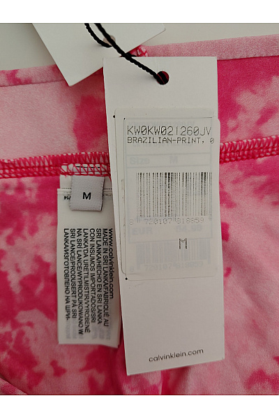 Calvin Klein Růžové batikované tangové spodní díl plavek Velikost M | Calvin Klein | obrázek 5
