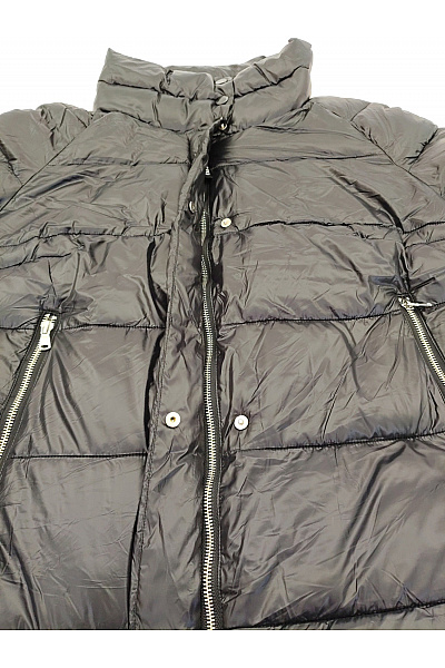 Belinda Gold Černá prošívaná zimní puffer bunda Velikost DE 46 | Belinda Gold | obrázek 4