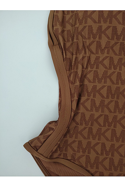 MICHAEL KORS Hnědé jednodílné plavky s průstřihy Vel. US 8 | MICHAEL KORS | obrázek 4