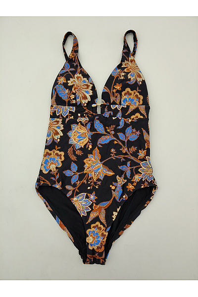 Seafolly Dámské Jednodílné Plavky Květinové Sexy Velikost UK 10
