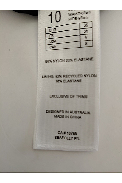Seafolly Dámské jednodílné plavky květinové sexy Velikost UK 10 | Seafolly | obrázek 6