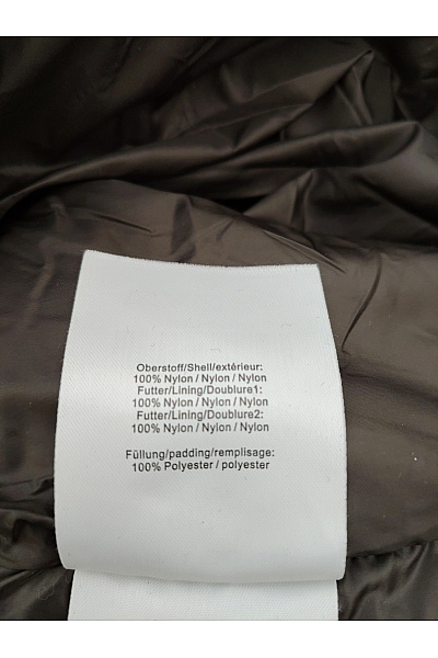 No 1. Como Dámská dlouhá prošívaná vesta s kapucí khaki Vel. M | No 1. Como | obrázek 9