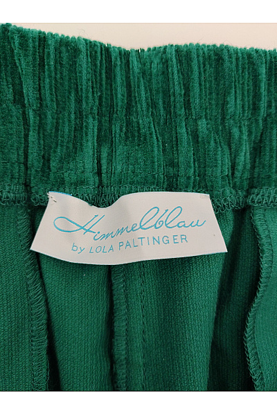 Lola Paltinger Zelené manšestrové široké kalhoty s vysokým pasem Velikost DE 46 | Lola Paltinger | obrázek 5