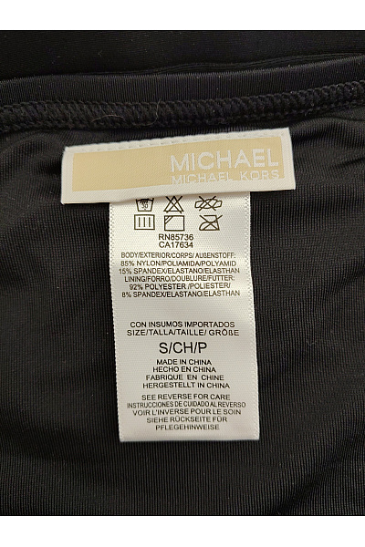 MICHAEL KORS Černé plavkové kalhotky s vysokým pasem Vel. S | MICHAEL KORS | obrázek 4