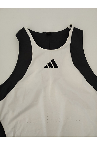 ADIDAS Černobílé sportovní šaty bez rukávů do áčka Vel. US XL | ADIDAS | obrázek 4