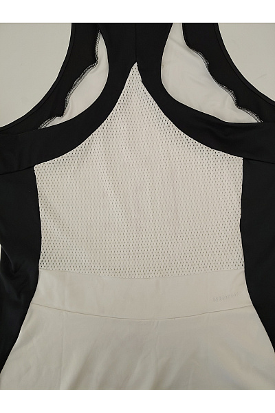 ADIDAS Černobílé sportovní šaty bez rukávů do áčka Vel. US XL | ADIDAS | obrázek 8