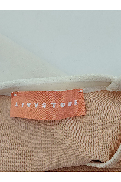 Livy Bílé jednodílné plavky bez výztuže Velikost FR XL/48 | Livy  | obrázek 5
