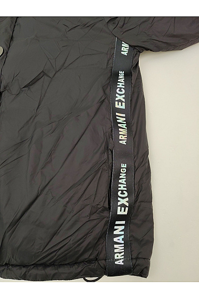 ARMANI Černá krátká prošívaná puffer bunda Velikost M | ARMANI | obrázek 3