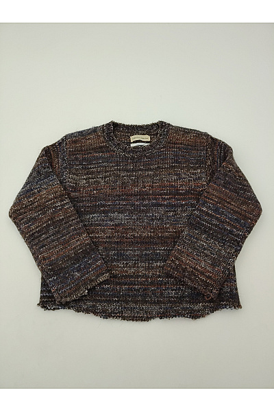 Libertine Dámský Hnědý Pletený Pulovr Oversized Velikost EU M