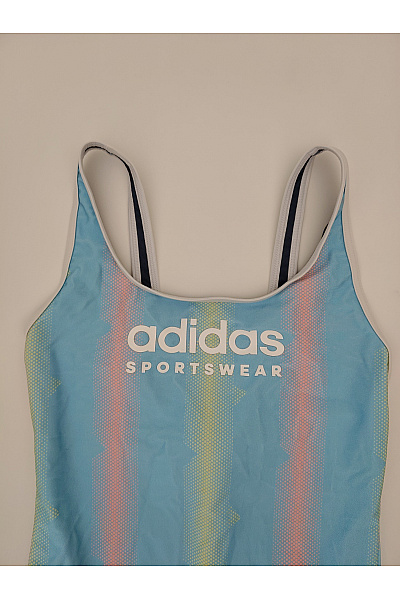 ADIDAS Dámské jednodílné plavky sportovní duhové pruhované Velikost US 10 | ADIDAS | obrázek 3