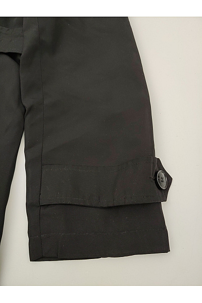 Ralph Lauren Černý dámský trenčkot s páskem elegantní Vel. US XL/TG | Ralph Lauren | obrázek 2