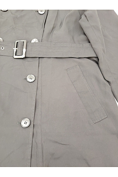 Ralph Lauren Černý dámský trenčkot s páskem elegantní Vel. US XL/TG | Ralph Lauren | obrázek 3