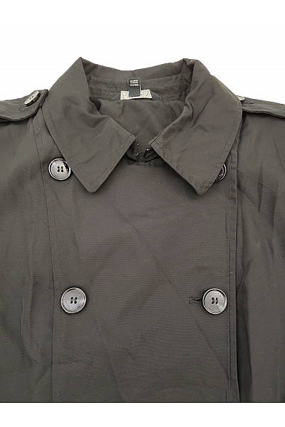 Ralph Lauren Černý dámský trenčkot s páskem elegantní Vel. US XL/TG | Ralph Lauren | obrázek 6