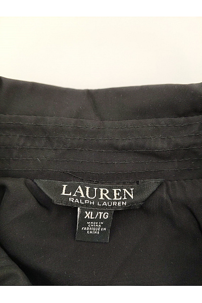 Ralph Lauren Černý dámský trenčkot s páskem elegantní Vel. US XL/TG | Ralph Lauren | obrázek 9