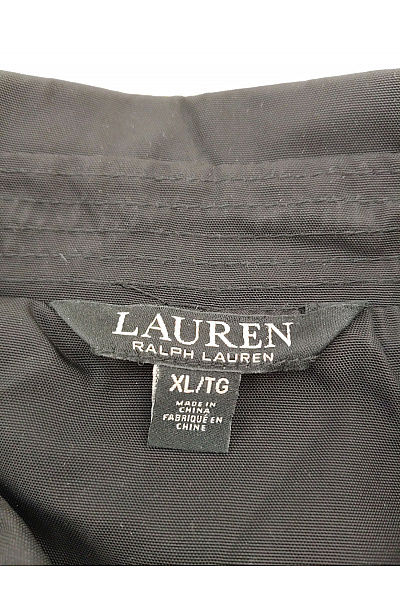 Ralph Lauren Černý dámský trenčkot s páskem elegantní Vel. US XL/TG | Ralph Lauren | obrázek 10