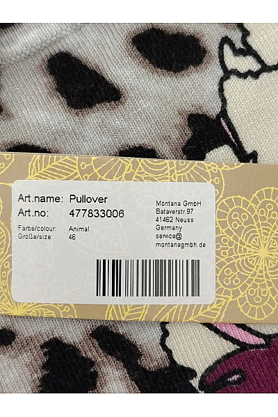 OVANTI Dámská halenka s 3/4 rukávem květinová vzorovaná Vel. DE 46 | OVANTI | obrázek 5