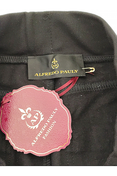 Alfredo Pauly Černé dámské kalhoty s vysokým pasem elegantní Velikost DE 36 | Alfredo Pauly | obrázek 3