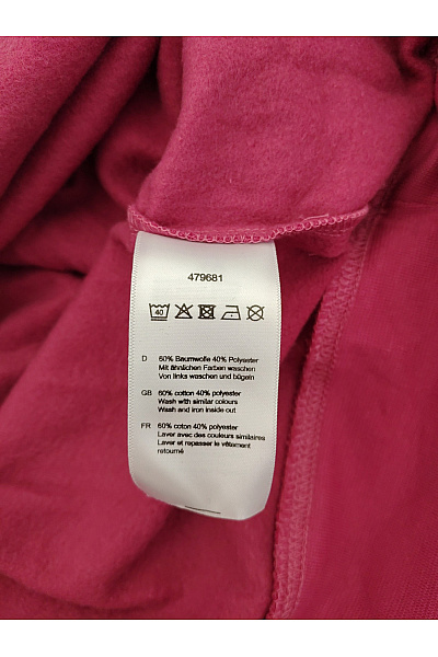 Dámská bavlněná mikina Ciao Amore růžová oversized crewneck Vel. IT 40 | Unimoda | obrázek 4