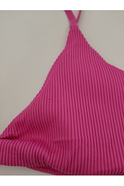 Roxy Růžové žebrované bikiny vrchní díl trojúhelníkové Vel. M | Roxy | obrázek 4