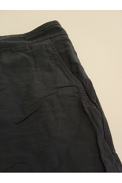 MARCCAIN Černé lněné široké kalhoty s vysokým pasem Velikost L | MARCCAIN | obrázek 3
