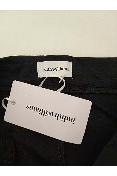 Judith Williams Černé elegantní společenské kalhoty s vysokým pasem Vel. DE 20 | Judith Williams | obrázek 4
