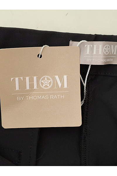 THOM By Thomas Rath Černé elegantní široké kalhoty s vysokým pasem Vel. DE 21 | THOM By Thomas Rath | obrázek 3