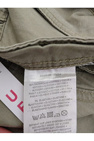 Sublevel Dámské khaki bavlněné bermudy s kapsami Vel. M | Sublevel | obrázek 5