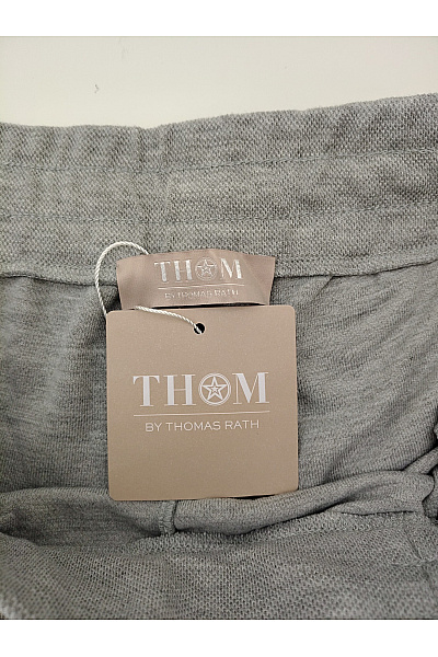 THOM By Thomas Rath Šedé pánské tepláky s kapsami Velikost EU 42 | THOM By Thomas Rath | obrázek 6