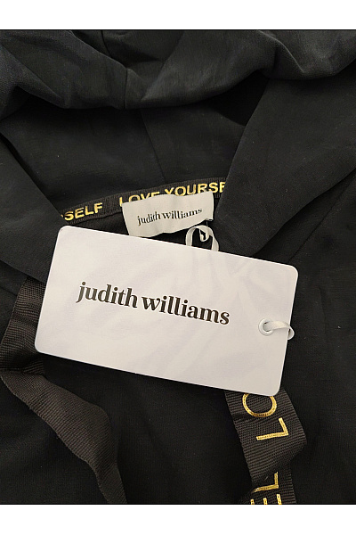 Judith Williams Černá dámská mikina s kapucí a potiskem Vel. DE 34 | Judith Williams | obrázek 3
