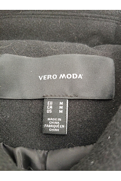 VERO MODA Černý krátký košilový kabát Velikost EU M | VERO MODA | obrázek 7