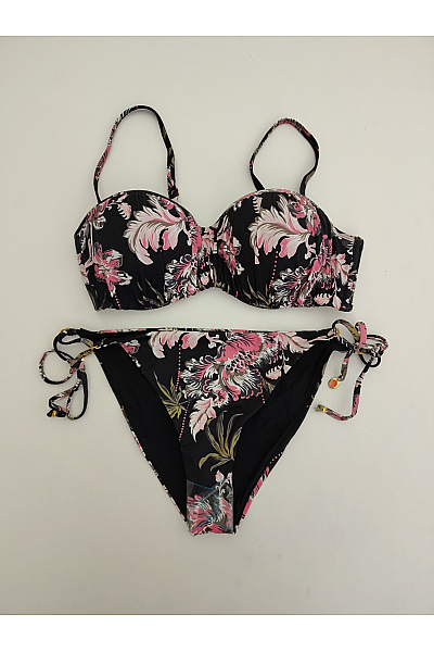 Banana Moon Dvoudílné Květinové Bikiny Na Zavazování Vel. XL