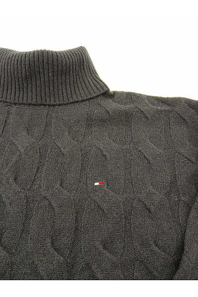 TOMMY HILFIGER Pánský vlněný rolák s copánkovým vzorem Vel. L | TOMMY HILFIGER | obrázek 4