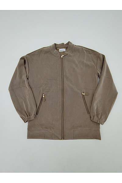 Judith Williams Dámská Khaki Mikina Bomber Na Zip Vel. EU 38