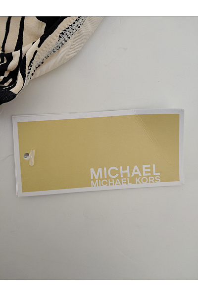 MICHAEL KORS Černobílý zebrovaný vrchní díl plavek bez ramínek Vel. US L | MICHAEL KORS | obrázek 7
